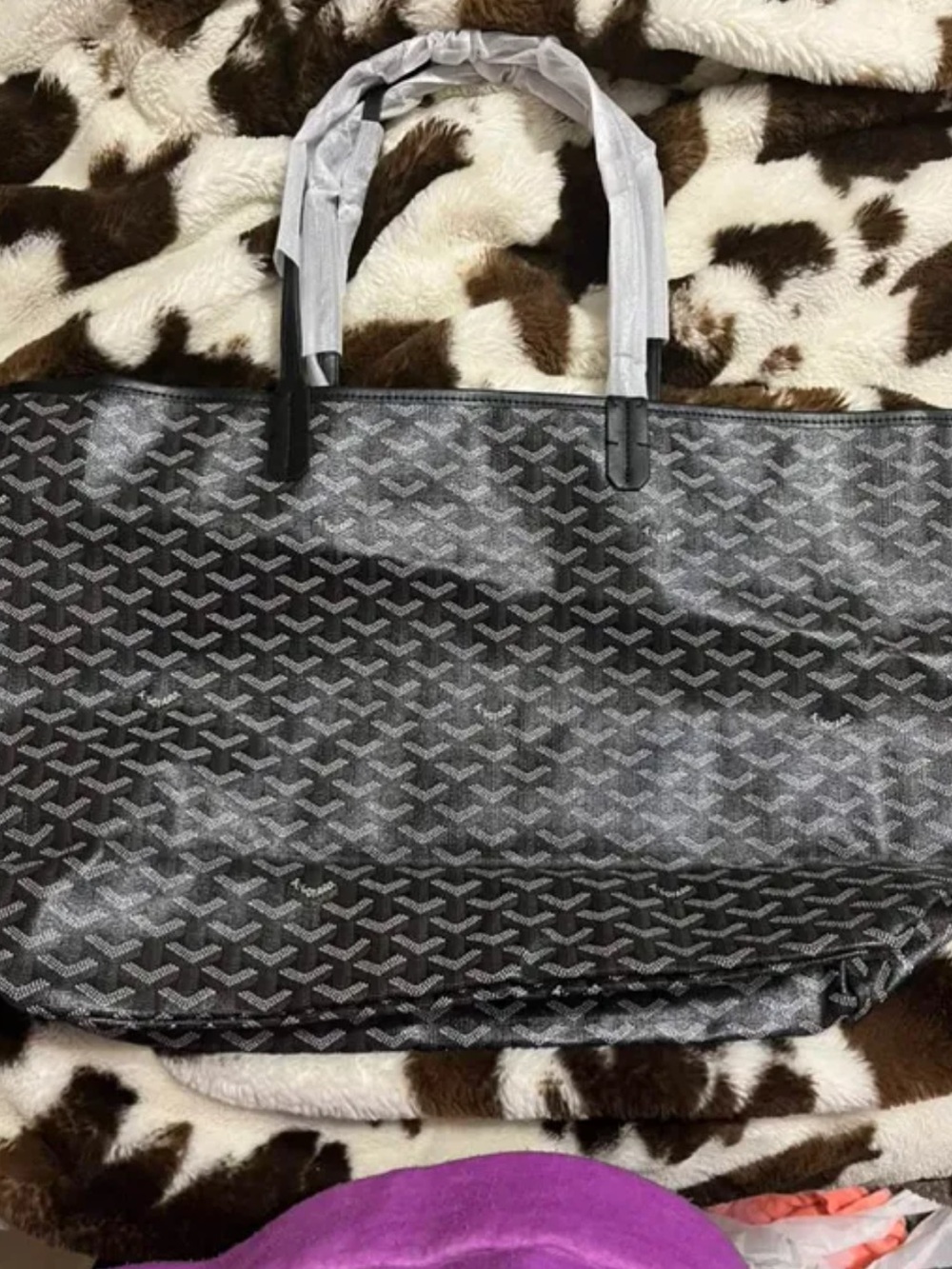 Goyard Saint Louis GM Tote Bag Handbag black PVC
Leather Ladies GOYARD - Picture 5 of 6